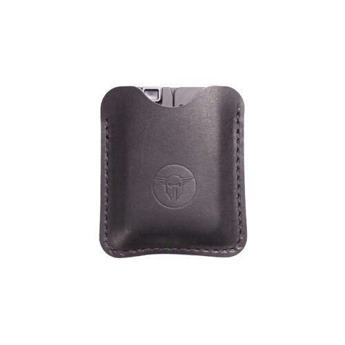 LIFECARD LEATHER SLEEVE – BLACK