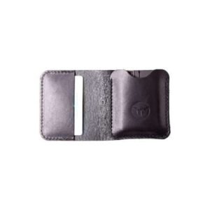 LEATHER BIFOLD WALLET FOR LIFECARD GUNS - BLACK