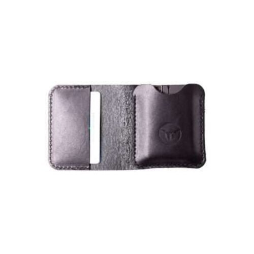 LEATHER BIFOLD WALLET FOR LIFECARD GUNS – BLACK