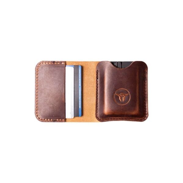 LEATHER BIFOLD WALLET FOR LIFECARD GUNS