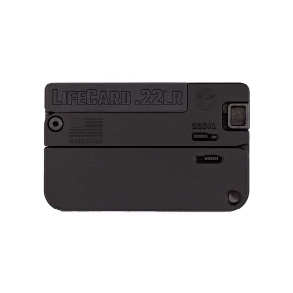 LifeCard 22LR Polymer Handle Armor Black