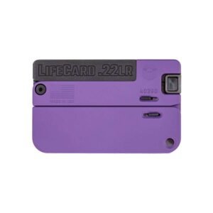 LIFECARD .22LR / POLYMER HANDLE – BRIGHT PURPLE