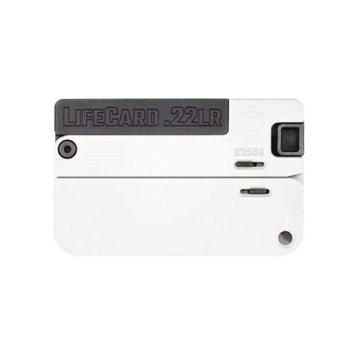 LIFECARD .22LR / POLYMER HANDLE – BRIGHT WHITE