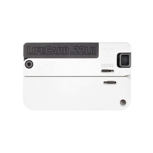 LIFECARD .22WMR / ALL ALUMINUM – BRIGHT WHITE