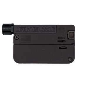 LIFECARD .22LR / POLYMER HANDLE – ARMOR BLACK | WITH THREADED BARREL