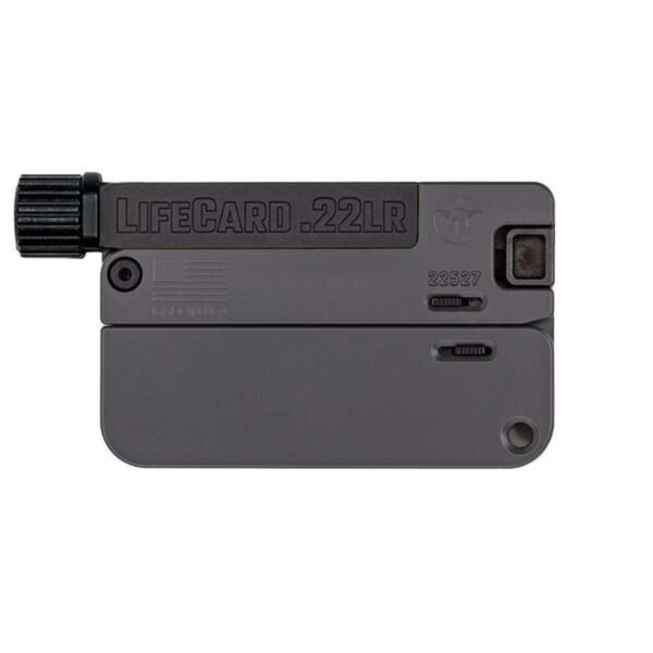 LIFECARD .22LR / POLYMER HANDLE – CONCRETE | WITH THREADED BARREL