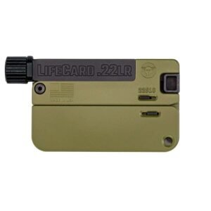 LIFECARD .22LR / POLYMER HANDLE – NOVESKE BAZOOKA GREEN | WITH THREADED BARREL