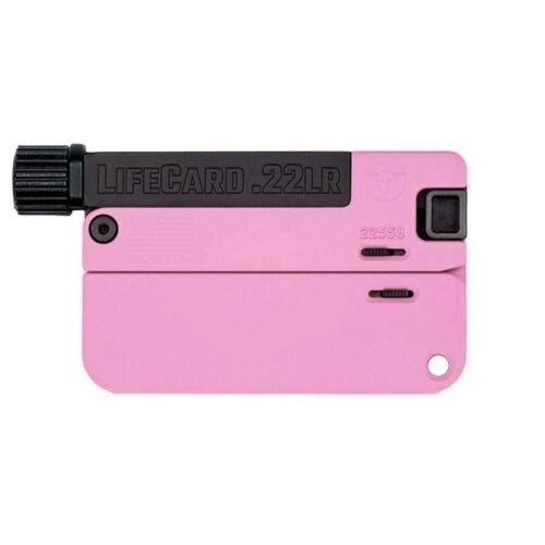 LIFECARD .22LR / ALL ALUMINUM – PRISON PINK | WITH THREADED BARREL