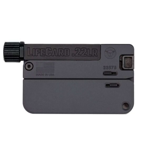 LIFECARD .22LR / POLYMER HANDLE – SNIPER GREY | WITH THREADED BARREL