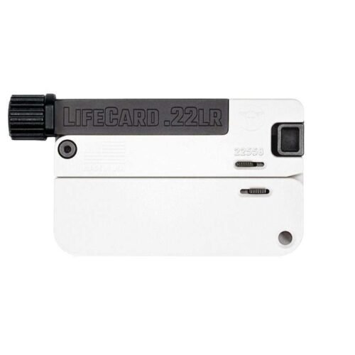 LIFECARD .22LR / ALL ALUMINUM – BRIGHT WHITE | WITH THREADED BARREL