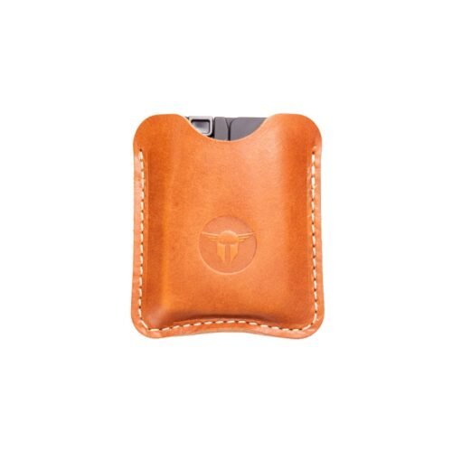 LIFECARD LEATHER SLEEVE – WHISKEY TAN